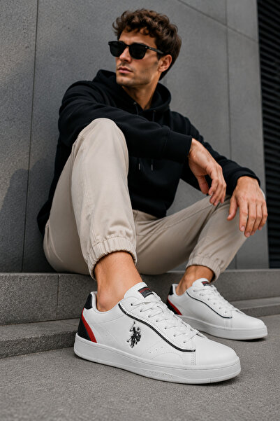 U.S. Polo Assn. حذاء رياضي رجالي مريح ذو نعل مريح للاستخدام اليومي