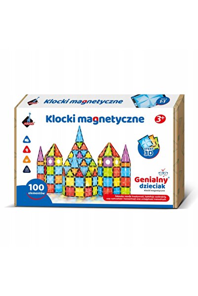 Askato Blocuri magnetice 100 piese