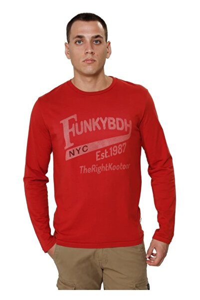 Funky Buddha Μπλούζα FBM04-7214 – Red - xl