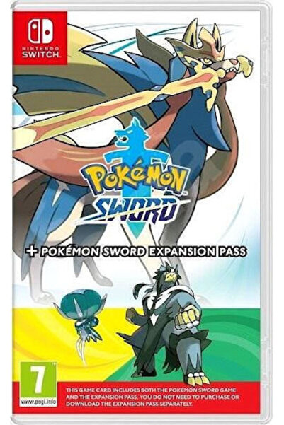 Nintendo Pokemon Sword + Expansion Pass (The Isle or Armor & The Crown Tundra...