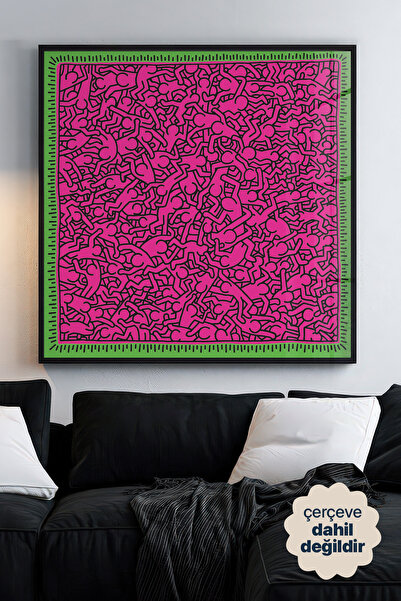 Persona Istanbul Keith Haring "Untitled" - Pop Art Poster (Çerçevesiz)