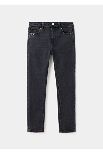 MANGO Kids Zımba detaylı skinny jean