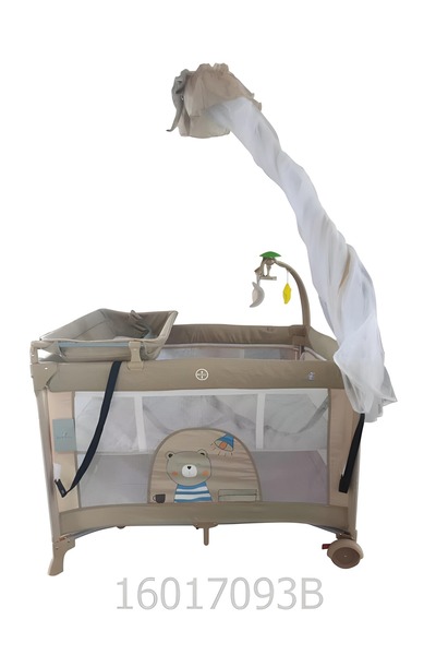 Trendbaby سرير وساحة لعب أطفال مع ناموسية من Trend Baby & Trend Kids