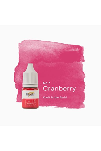 HANAFY Cranberry No7 Kalıcı Makyaj Dudak Pigmenti - 5ml