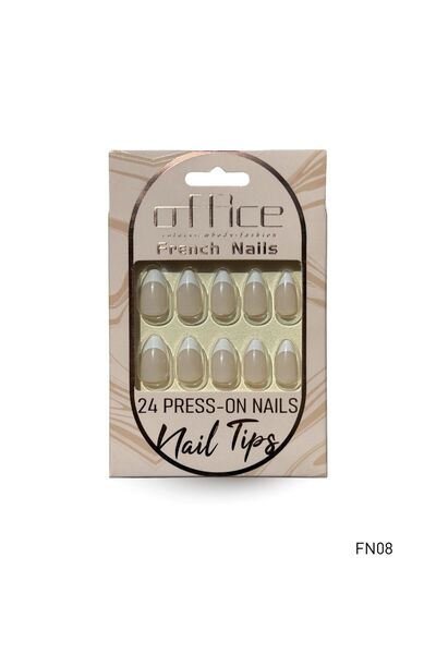 Generic Brand Office Classic French Elegant Nails — 24 Pieces