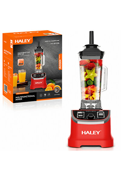 HALEY Blender Profesional Multifuncțional HY-2705,4800W, Cană 2.5L,15 Trepte ...
