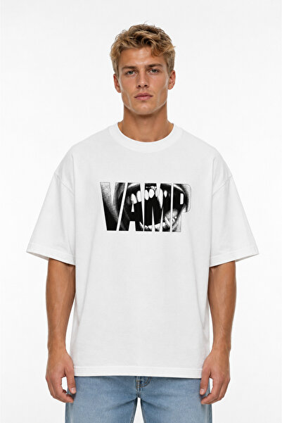 Compostela Unisex Women's Men's Wamp Design Front Printed Oversized Thick Fab...
