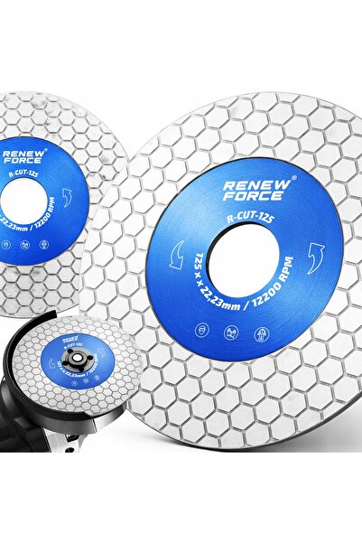 Renew Force Disc diamantat 125mm pentru tăiere și șlefuire plăci, glazură, gr...