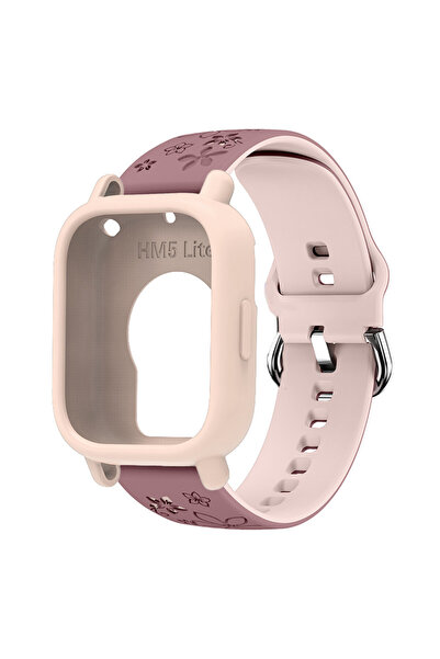 Choice16 Redmi Watch 5 Lite SmokePuP-P Engraved Silicone Case + Strap for Red...