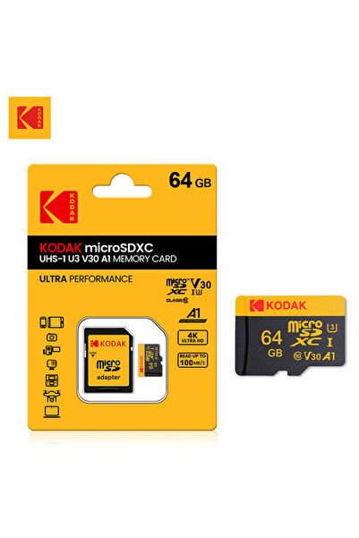 Choice3 Kodak U3 64G KODAK Micro SD Card Memory Card UP TO 100MB/s C10 U3 32G...