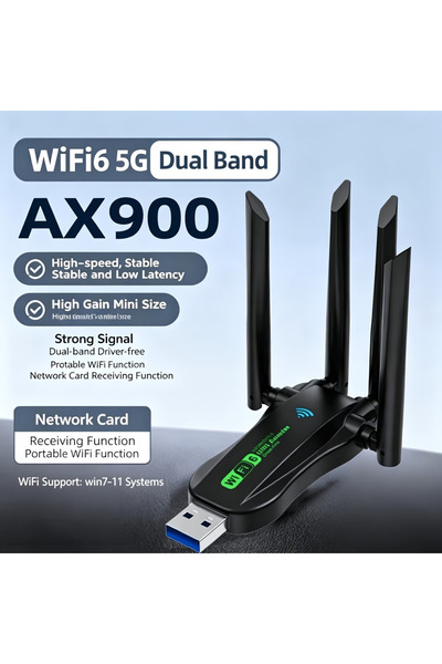 Choice1 AX900 BT5.4 WiFi 5 Wireless Network Card 1300M Dual Band 2.4G&5GHz US...