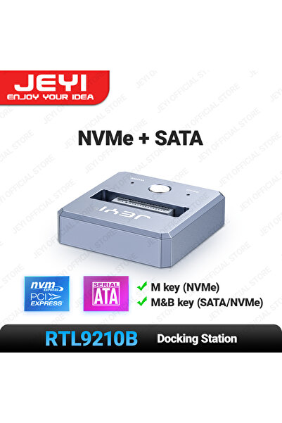 choice2 قارئ JEYI NVMe SATA M.2 SSD (USB 3.2 10Gbps) محول NVMe و SATA إلى USB...