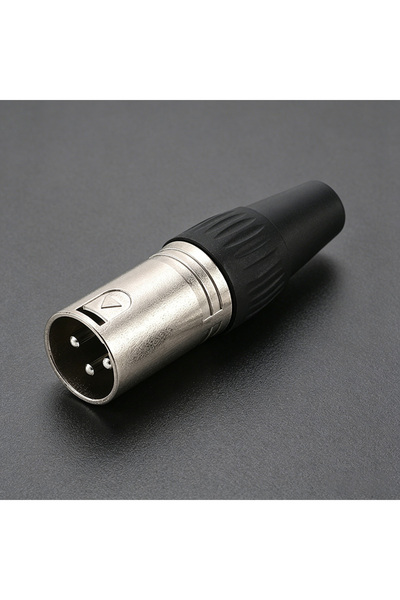 Choice5 3P Silvery M 1PC XLR Audio Cable Connector 3/4/5Pin Professional Micr...