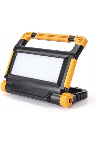 LTCHE Lampă de lucru portabilă pentru șantier, Halogen LED, 30W, Baterie exte...