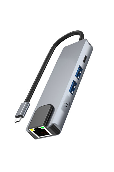 Choice 5-in-1 Hub 5-in-1 USB C Hub with 4K UHD Video, 100Mbps Ethernet, USB 3...
