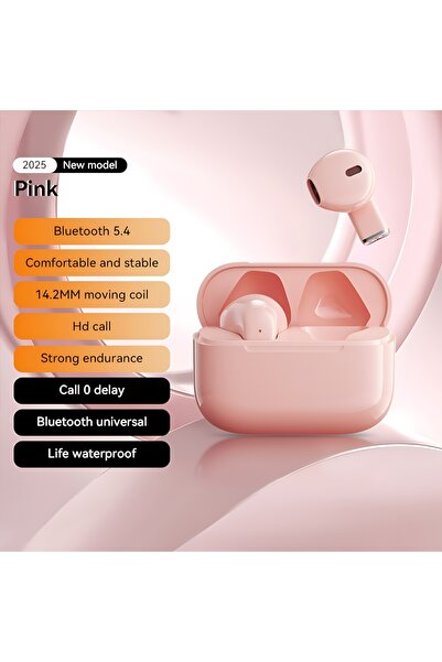 Choice1 PRO5S Pink New Short Handle Bluetooth In-ear Headphone HD Call Game L...