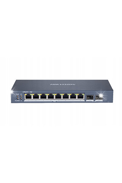 NO BRAND Switch Hikvision gestionabil L2 Gigabit Ethernet PoE cu 8 porturi, n...