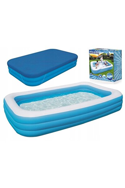 BESTWAY KUAFÖR & GÜZELLİK SALONU Set Piscină Gonflabilă Stabilă 305 X 183 X 5...