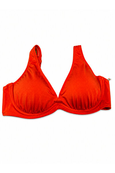 No Gossip Plus Size Underwire Gathering Adjustable Strap Women's Bikini Top