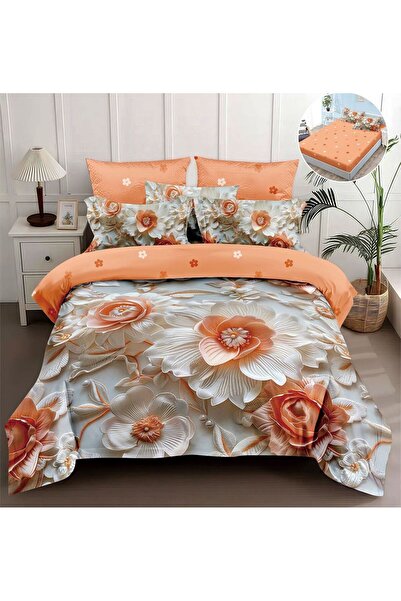 Pucioasa Fabrica Premium fine Cotton Duvet Cover Set - 5D RANGE - with Stretc...