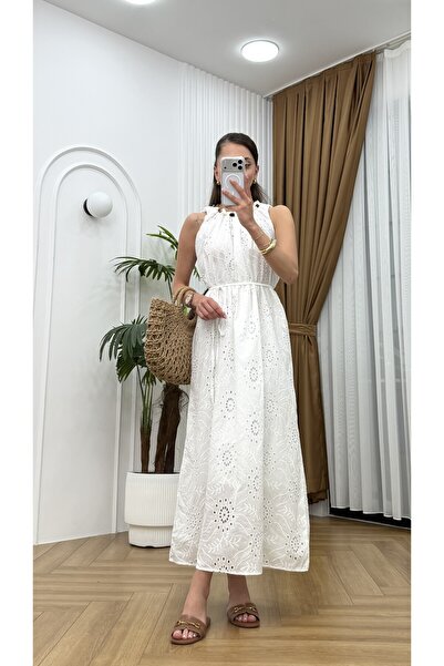 R-Style Brode Bead Detailed Dress