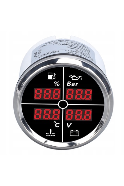 NO BRAND Contor multifuncțional de 52mm 4 în 1 cu afișaj digital, indicator n...