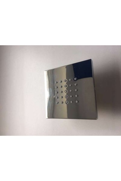 NO BRAND Duza laterală de duș Bossini, metalică, 10x10, cromată