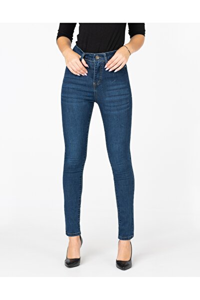 NO BRAND Pantaloni de damă blugi cu talie înaltă ty01 70cm