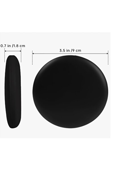 NO BRAND Oglindă de buzunar LED cu mărire 1X 10X, USB, neagră