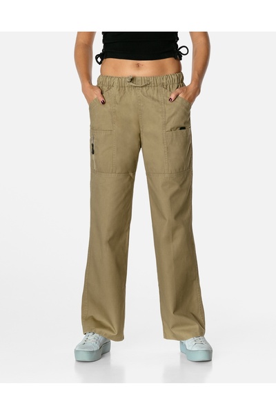 NO BRAND Pantaloni de damă largi, lejeri, stil cargo suedez 10207-2 W29