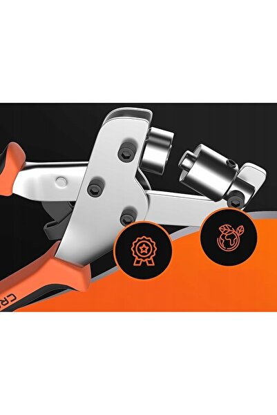 NO BRAND Set Craftus de clești pentru capse Ø 10mm + 200 capse pentru sticle ...