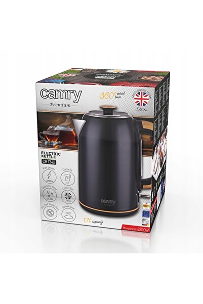 NO BRAND Fierbător electric Camry CR1342 2200 W 1.7 L Negru