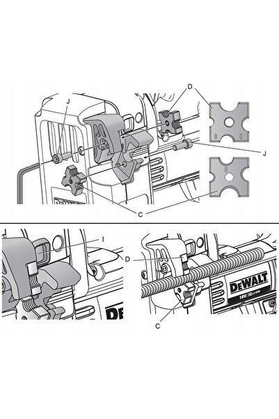 Dewalt Cuțite de tăiere pentru mașina de tăiat bare DCS350 N473494