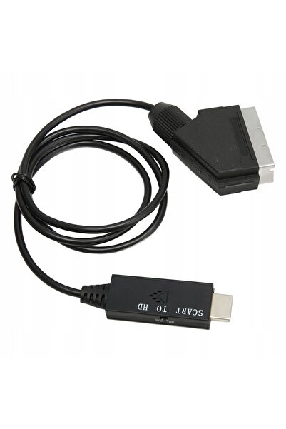 NO BRAND Convertor interfață video multimedia HD Scart la HDMI cu cablu HDMI