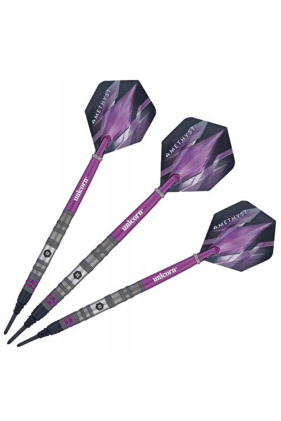NO BRAND Lotki Rzutki Dart Unicorn Amethyst 3 80% Wolfram 19g