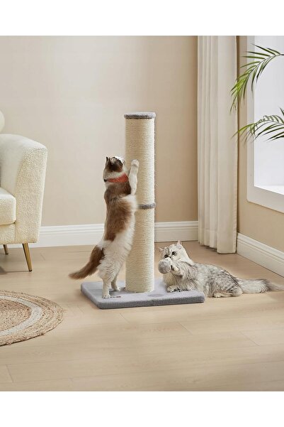 NO BRAND Drapak pentru pisici 85 cm cu stâlp gros din sisal și minge de pluș