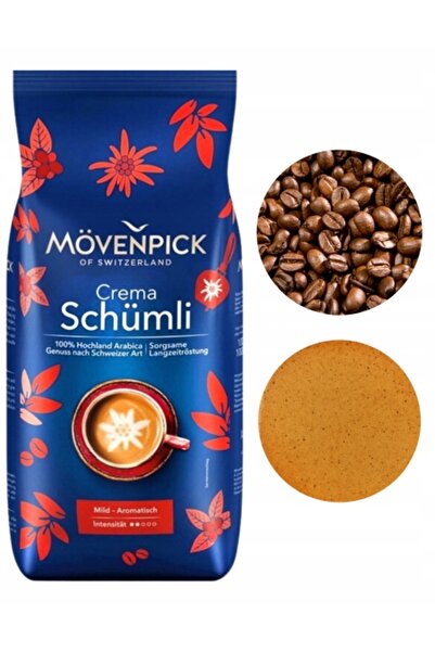 NO BRAND Boabe de cafea Arabica Movenpick Schumli 1000g