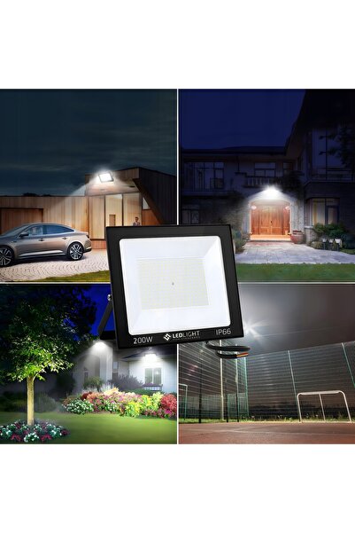 NO BRAND Lampă LED puternică de 200W cu senzor de mișcare (tip halogen) + Sup...