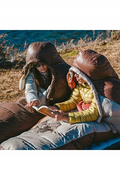 NO BRAND NATUREHIKE Snowbird Puf de rață 1000 L 208x80cm maro