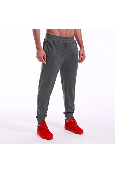 NO BRAND Pantaloni de trening bărbați, mărime mare, sport, cu manșete, 4368 5...