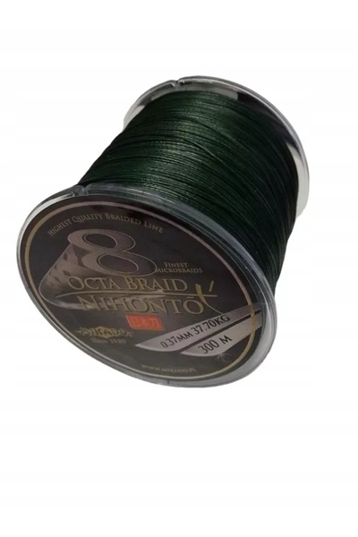 NO BRAND Fir împletit Mikado nihonto octa 0.37mm/300m - verde