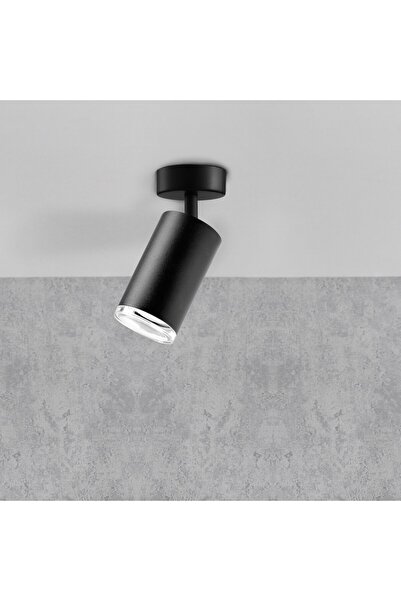 NO BRAND Spot de baie Turin Negru Gu10 Ip44 Led