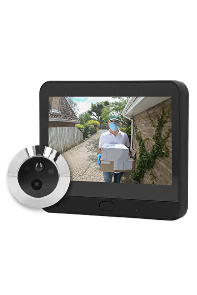 NO BRAND Cameră video interfon electronică 4.3 " IPS LCD 1080P Alimentată cu ...