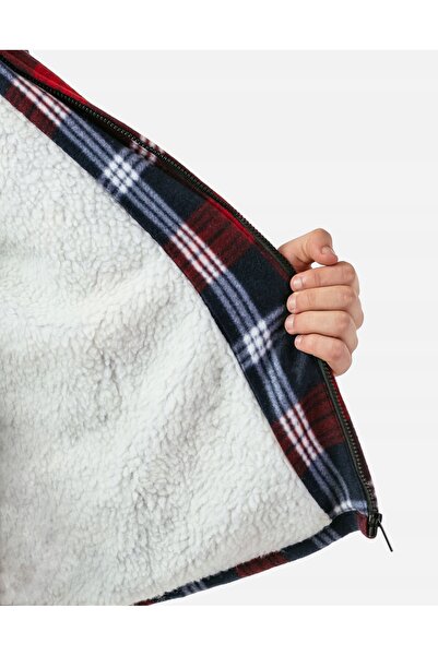 NO BRAND Hanorac călduros căptușit cu fleece pentru bărbați, art05-7 XL