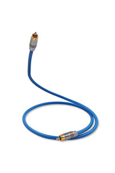 NO BRAND Melodika Sbsw10 Sky Blue Cablu pentru Subwoofer RCA - RCA Cinch OFC ...
