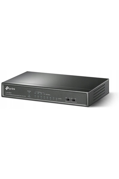 NO BRAND Switch PoE cu 8 porturi TP-Link TL-SF1008LP negru