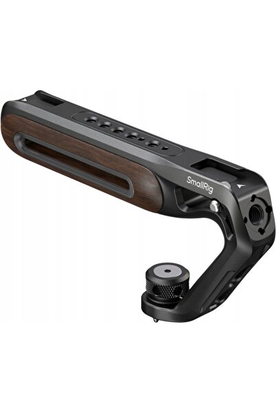 SmallRig 5252 - mâner superior din lemn, 1/4''-20 și ARRI 3/8''-16