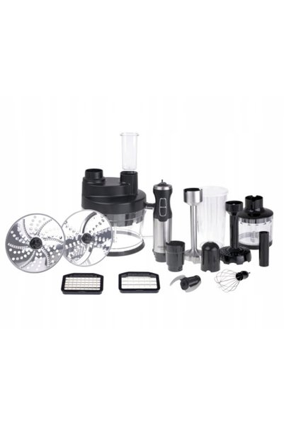 NO BRAND Blender de mână pentru bucătărie, 15 în 1, cel mai mare set, 1600W, ...