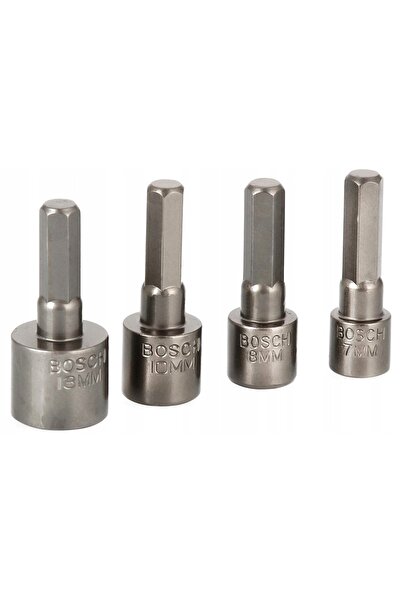 NO BRAND Bosch 2609255904 Set chei tubulare 1/4'' 7-13mm 4 buc. Set