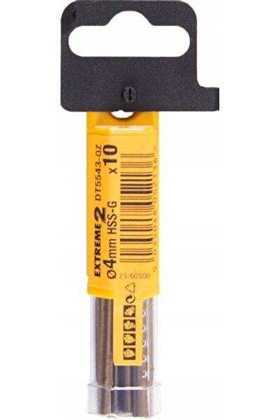 Dewalt Burghiu pentru metal HSS-G extreme2 4,0mm-10 bucăți
